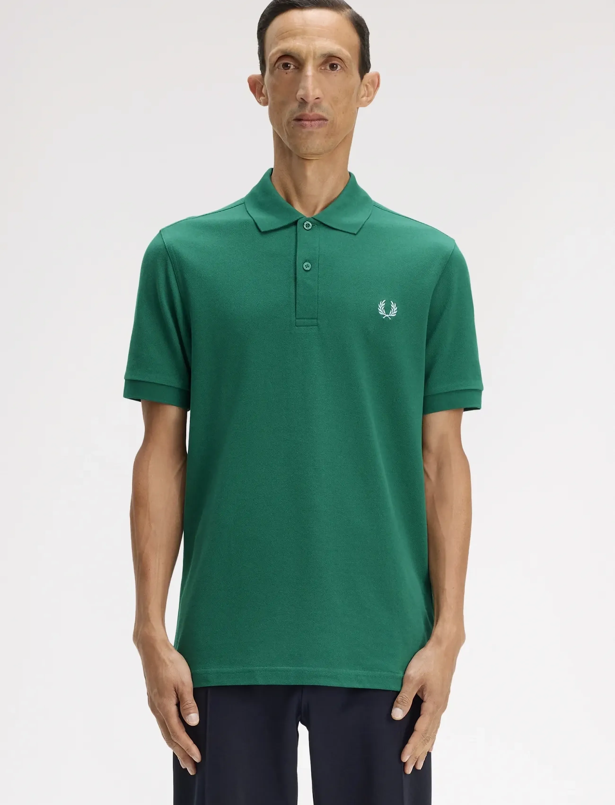 Fred Perry The Fred Perry Shirt, Mænd, Polo Shirt, Grøn, Str: L