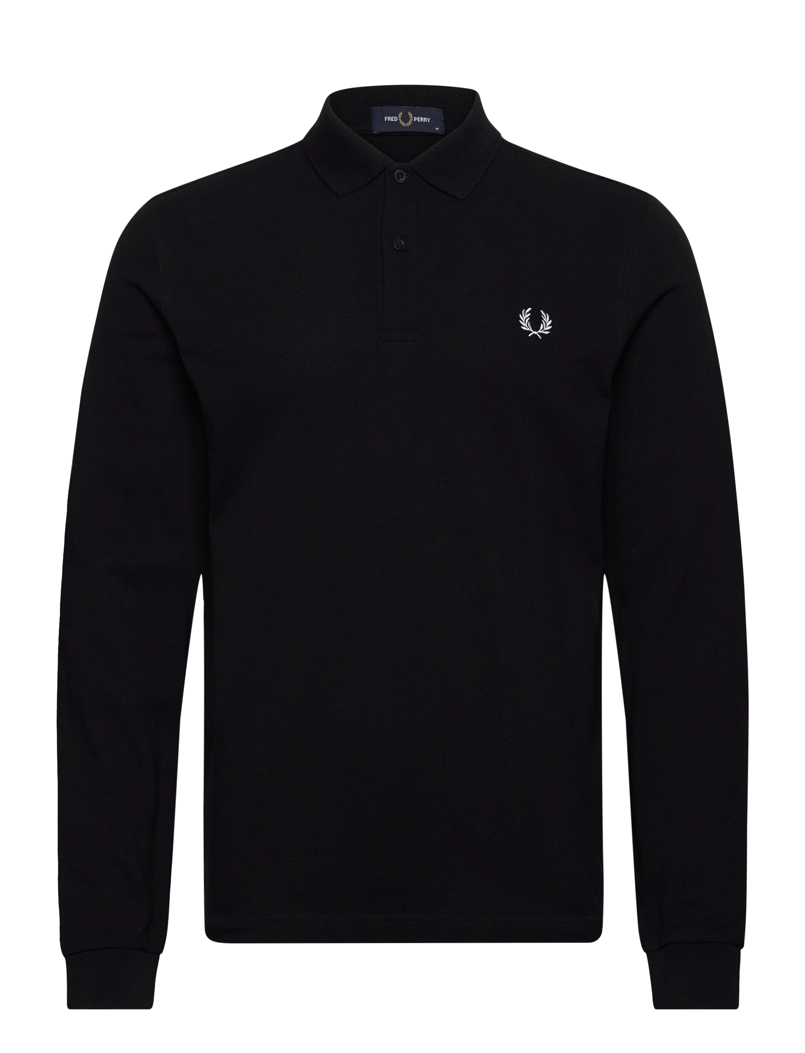 L/S FRED PERRY SHIRT - BLACK