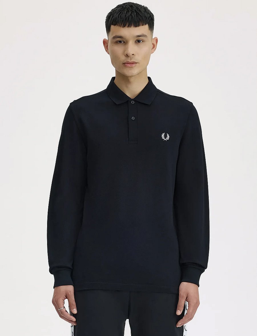 Fred Perry - LS FRED PERRY SHIRT - langärmelig - black - 0