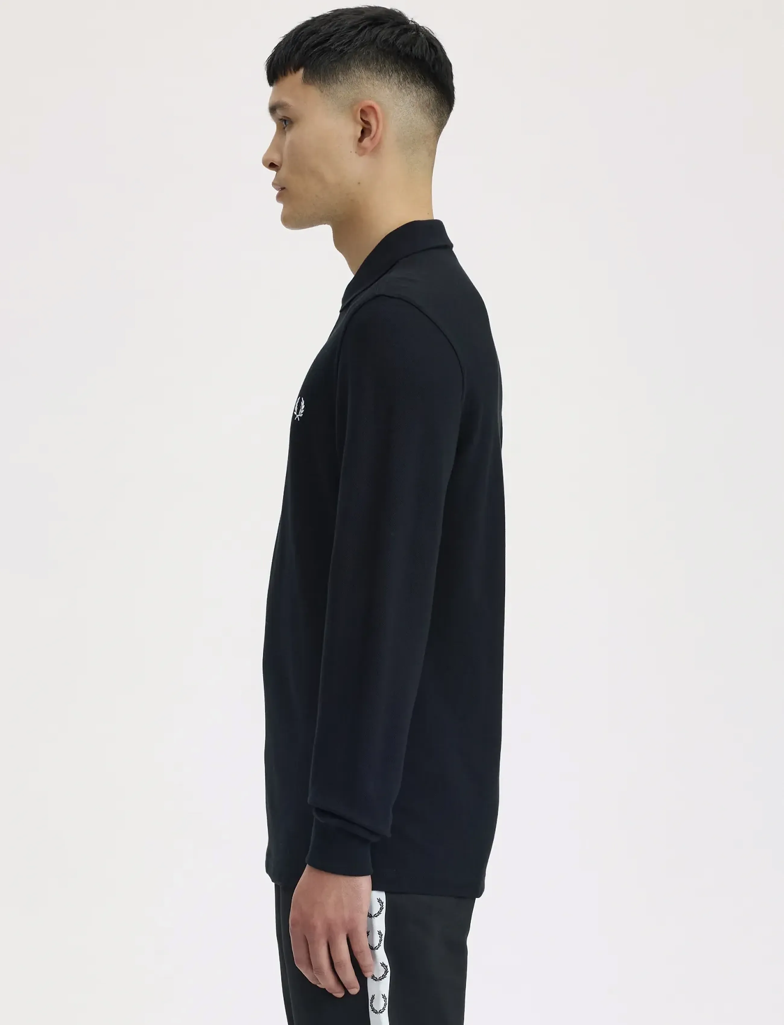 Fred Perry - LS FRED PERRY SHIRT - long-sleeved polos - black - 3