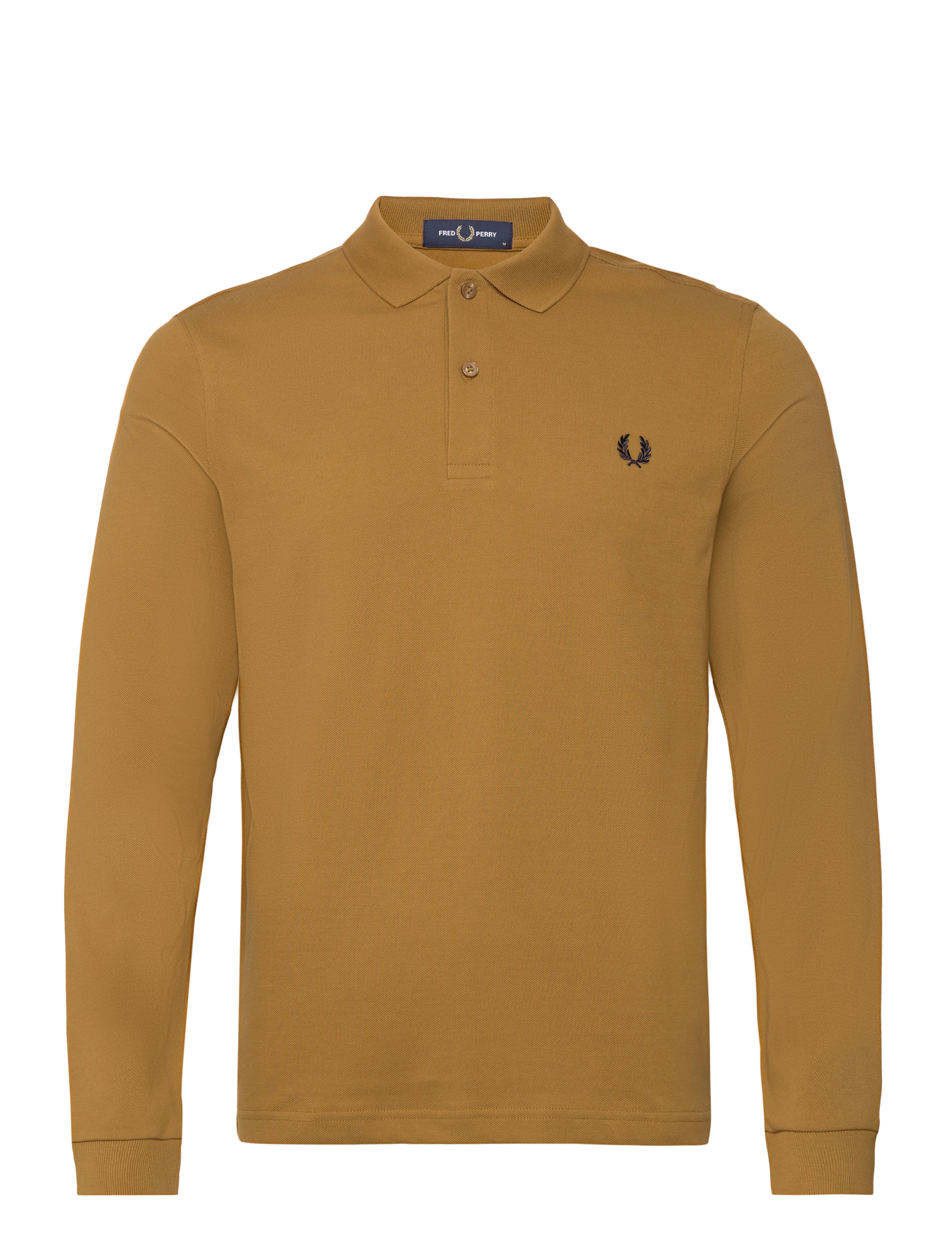 Fred Perry - L/S FRED PERRY SHIRT - dark caramel - 1