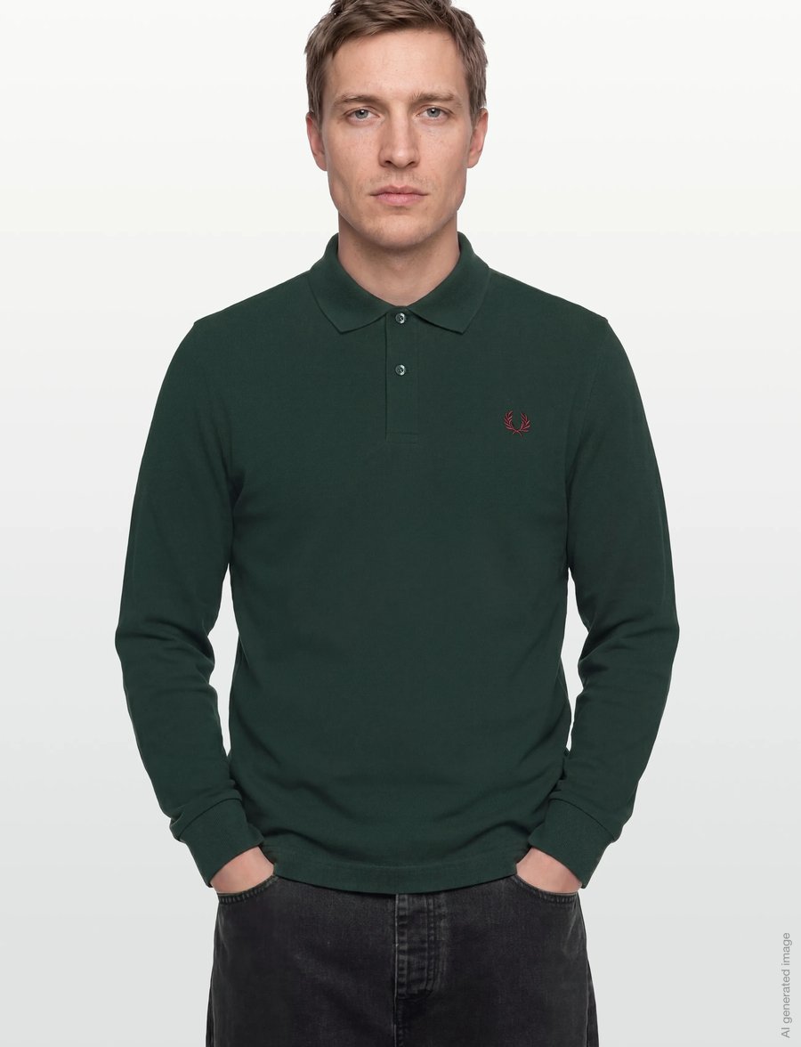 Fred Perry - LS FRED PERRY SHIRT - langärmelig - grassroots/oxblo - 3