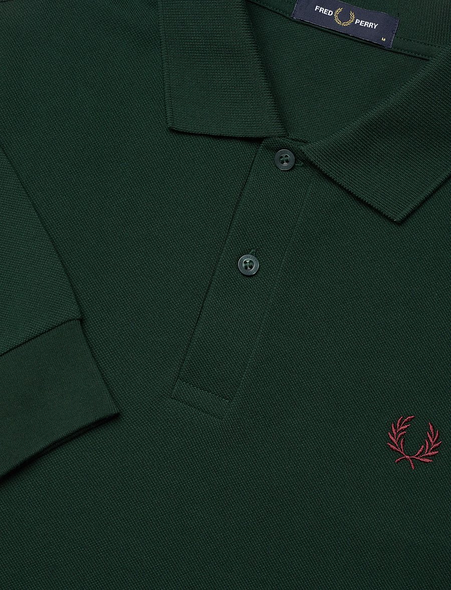 Fred Perry - LS FRED PERRY SHIRT - langärmelig - grassroots/oxblo - 5