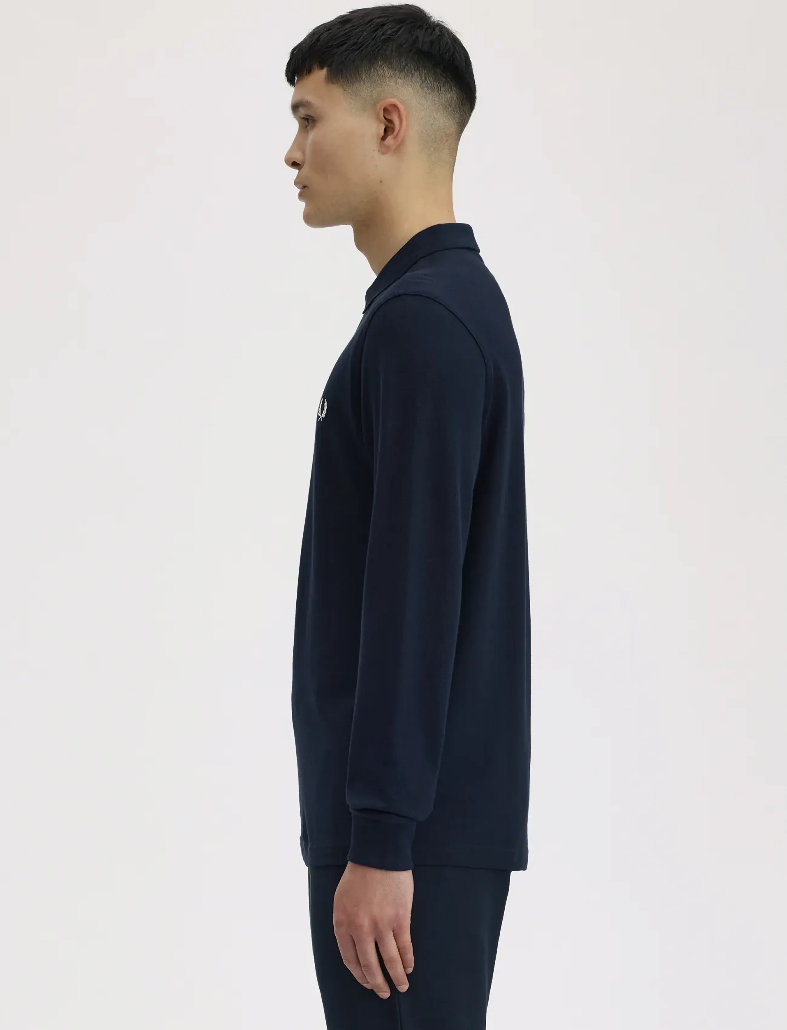Fred Perry - LS FRED PERRY SHIRT - pikkade varrukatega polod - navy - 3