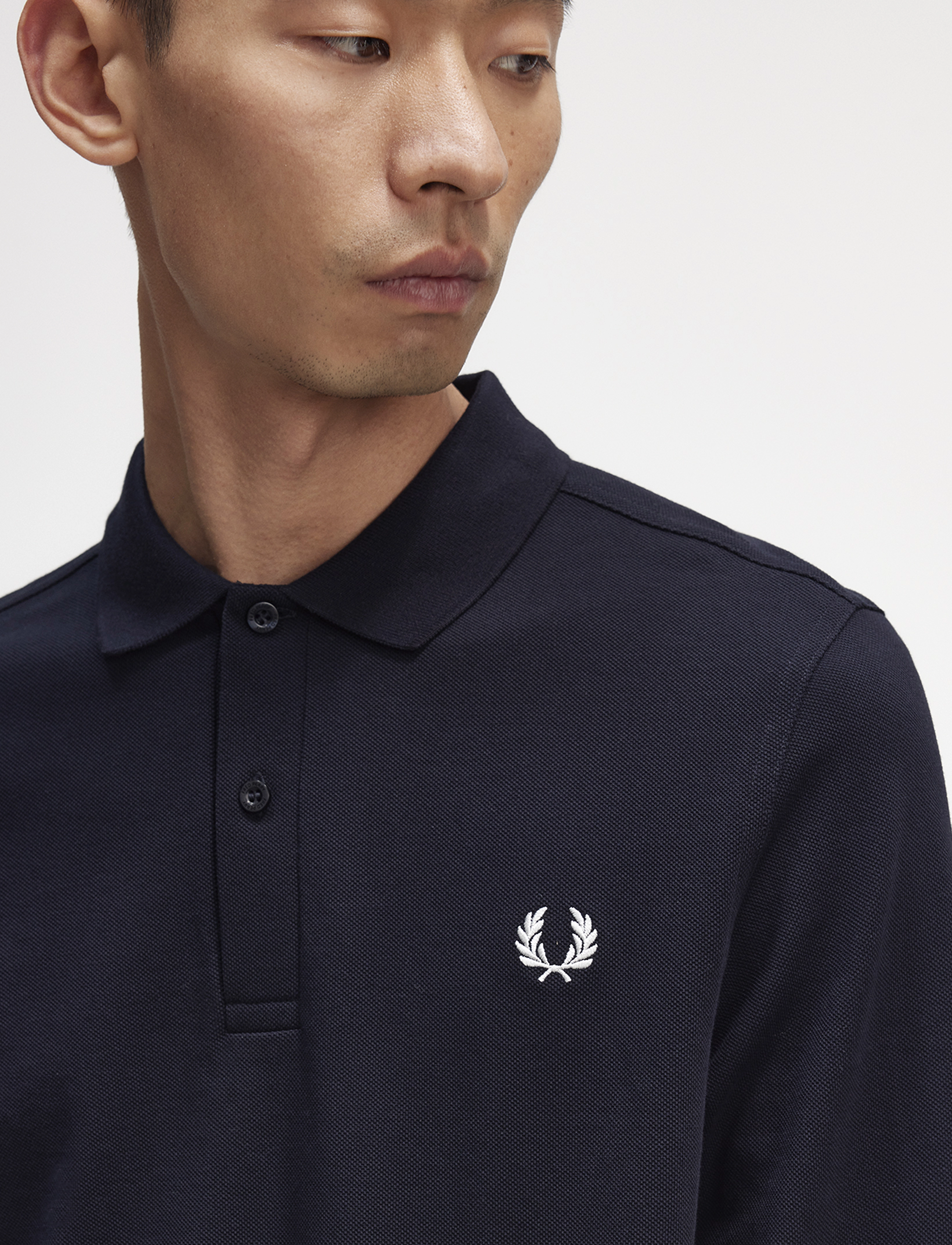 Fred Perry - LS FRED PERRY SHIRT - pikkade varrukatega polod - navy - 4