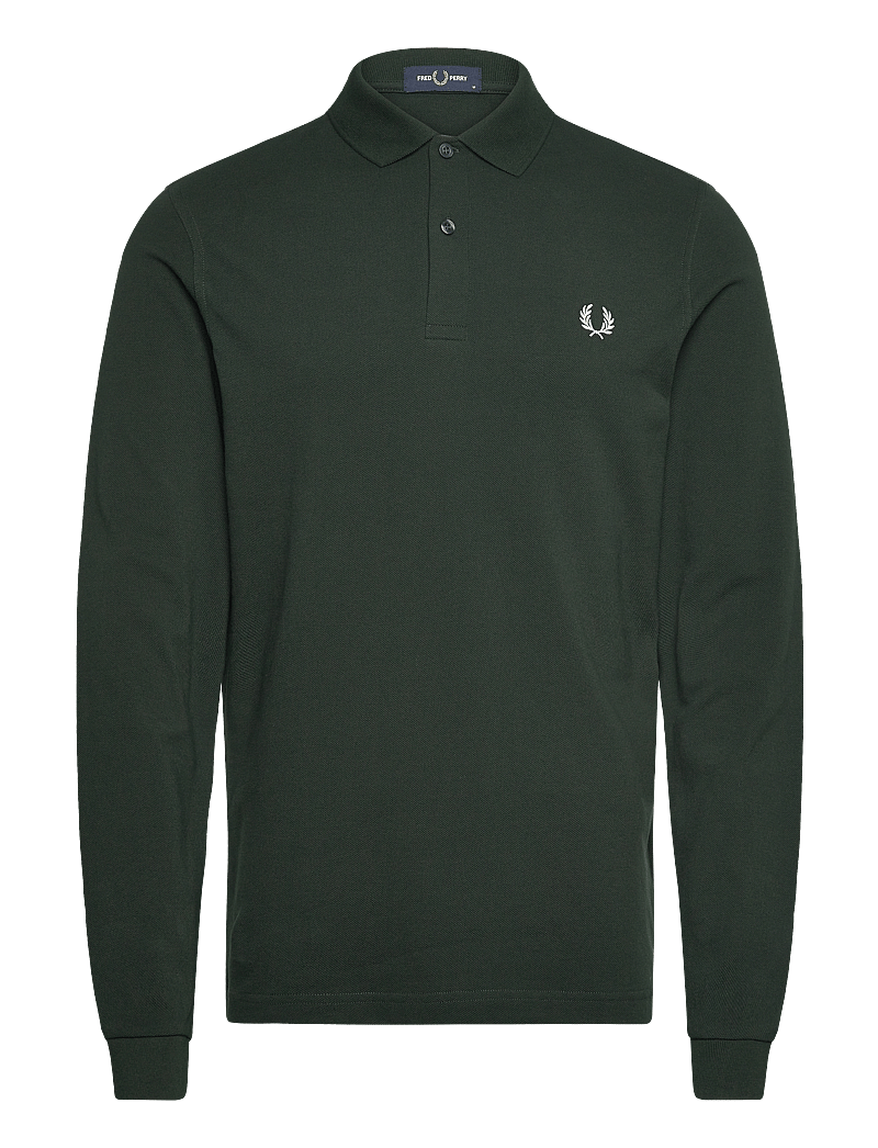 Fred Perry - LS FRED PERRY SHIRT - langärmelig - nightgreen/snwht - 0