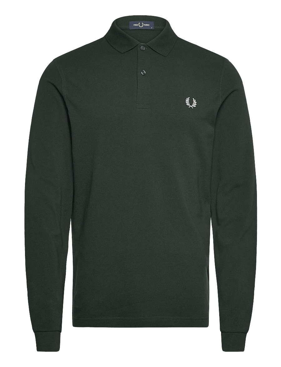 Fred Perry - LS FRED PERRY SHIRT - langärmelig - nightgreen/snwht - 0