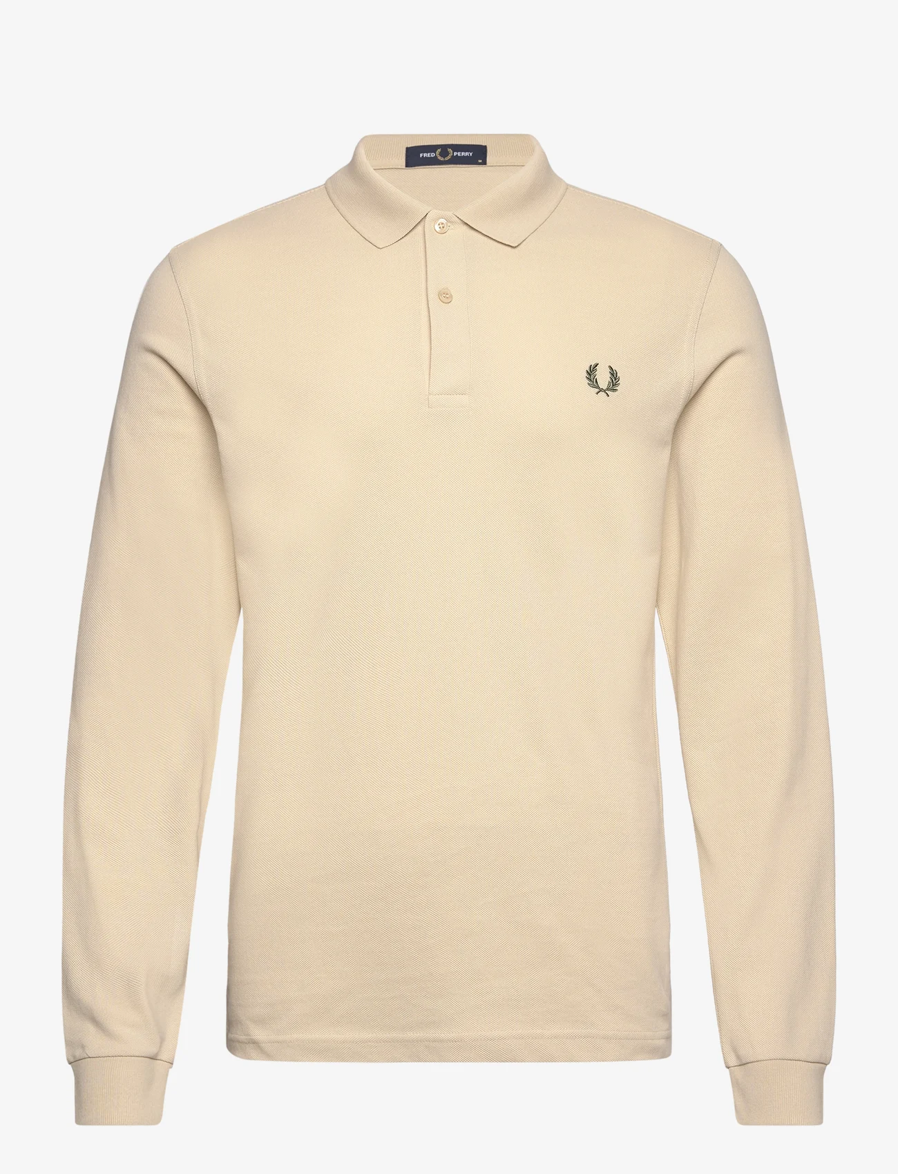 Fred Perry - L/S PLAIN FP SHIRT - pitkähihaiset - oatmeal - 0