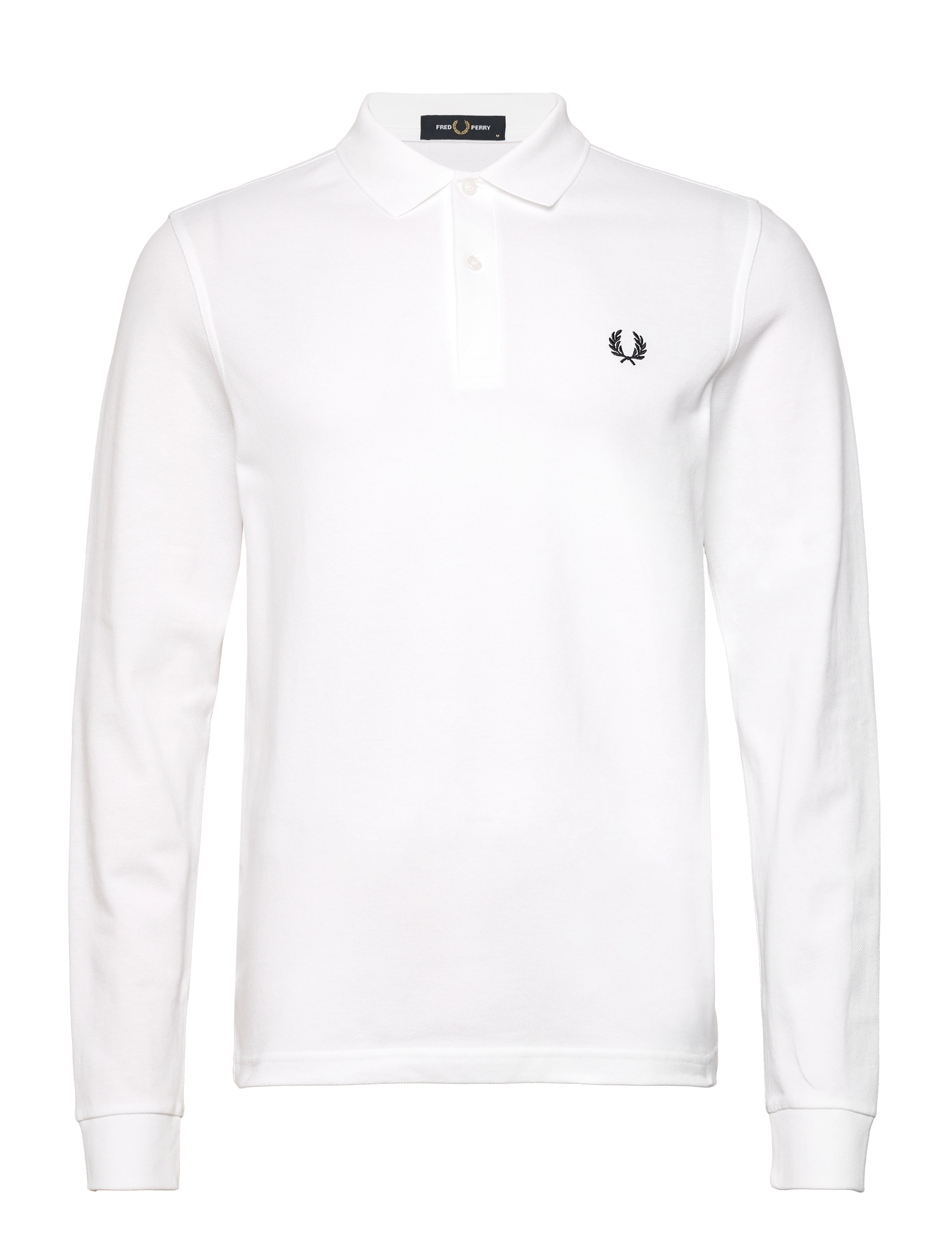 Fred Perry - LS FRED PERRY SHIRT - långärmade pikéer - white - 1