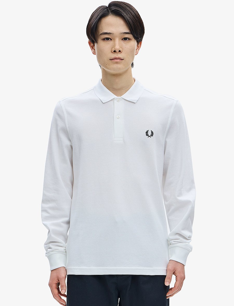 Fred Perry - LS FRED PERRY SHIRT - langärmelig - white - 0