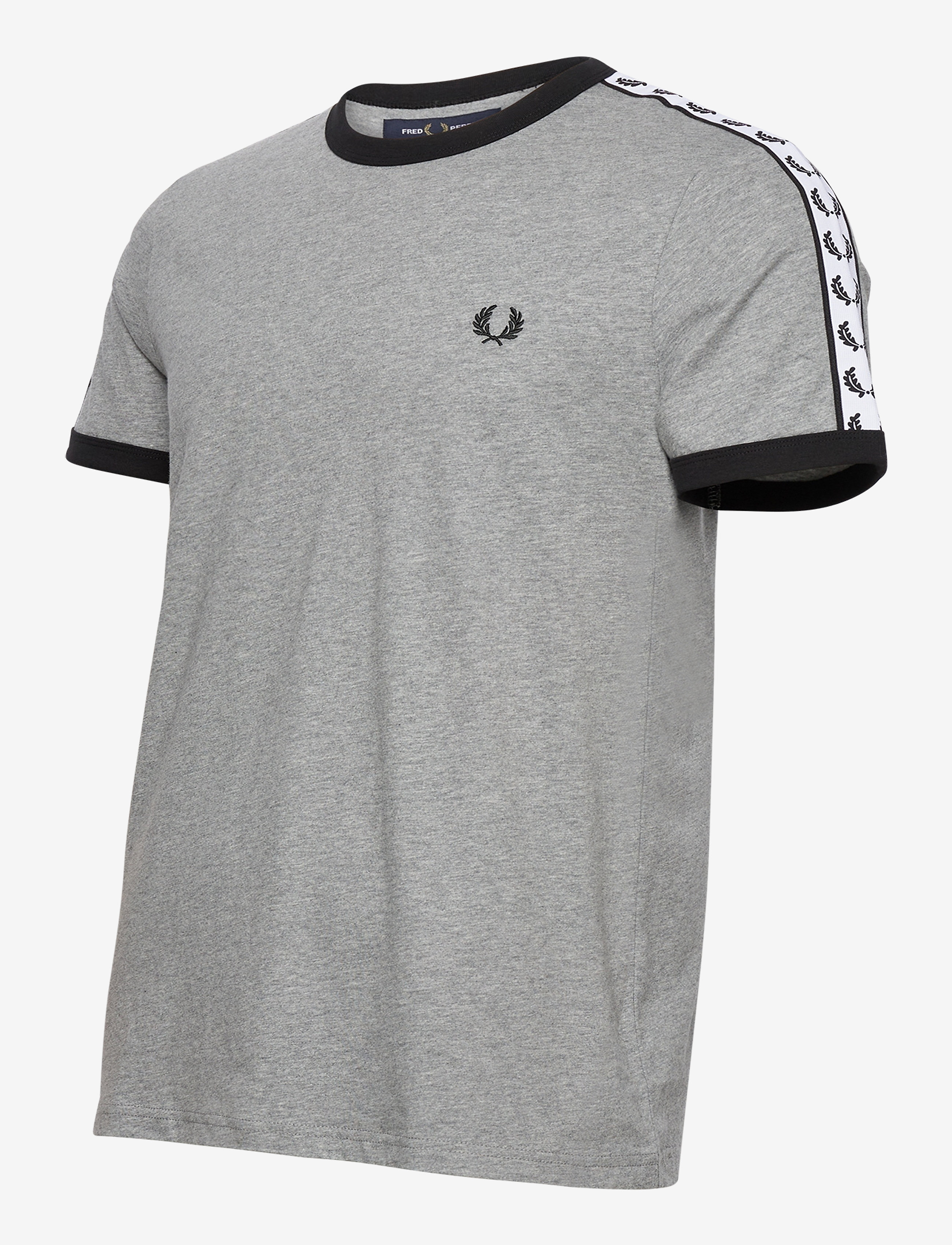 Fred Perry - TAPED RINGER T-SHIRT - steel marl - 3