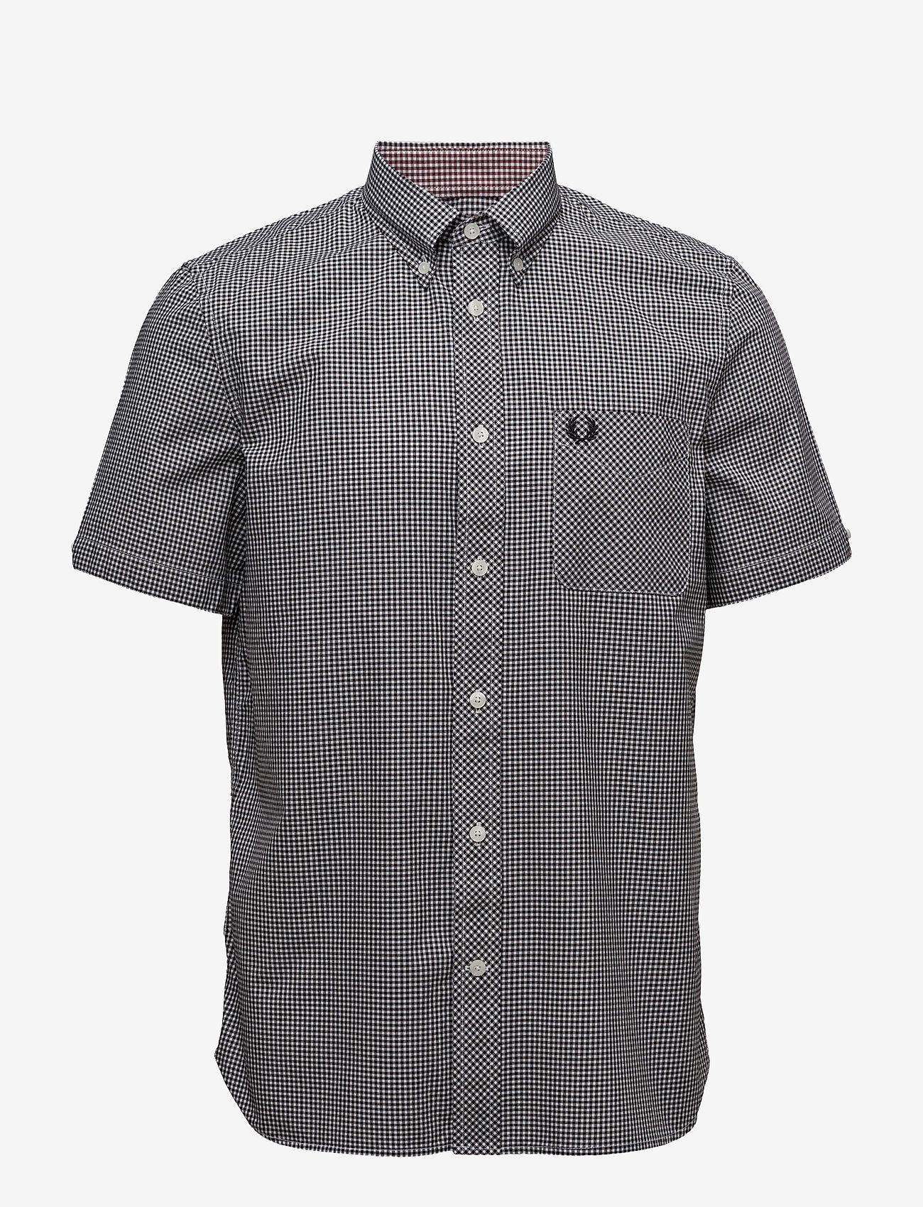 Fred Perry - CLASSIC GINGHAM SHIRT - black - 0
