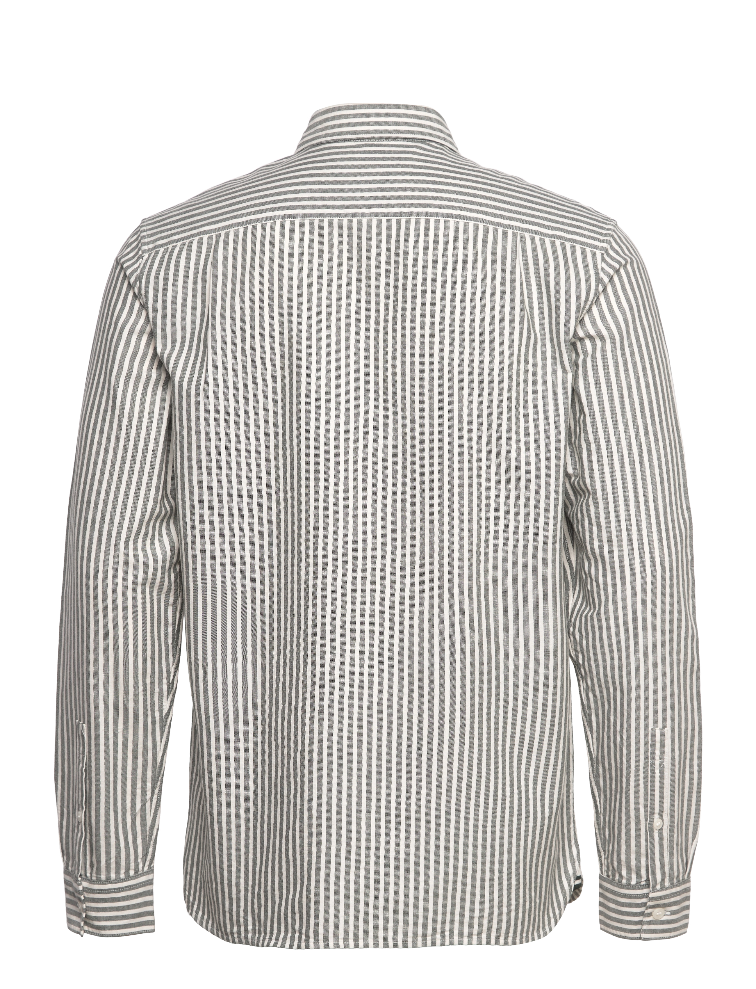 Fred Perry - STRIPE OXFORD SHIRT - court green - 1
