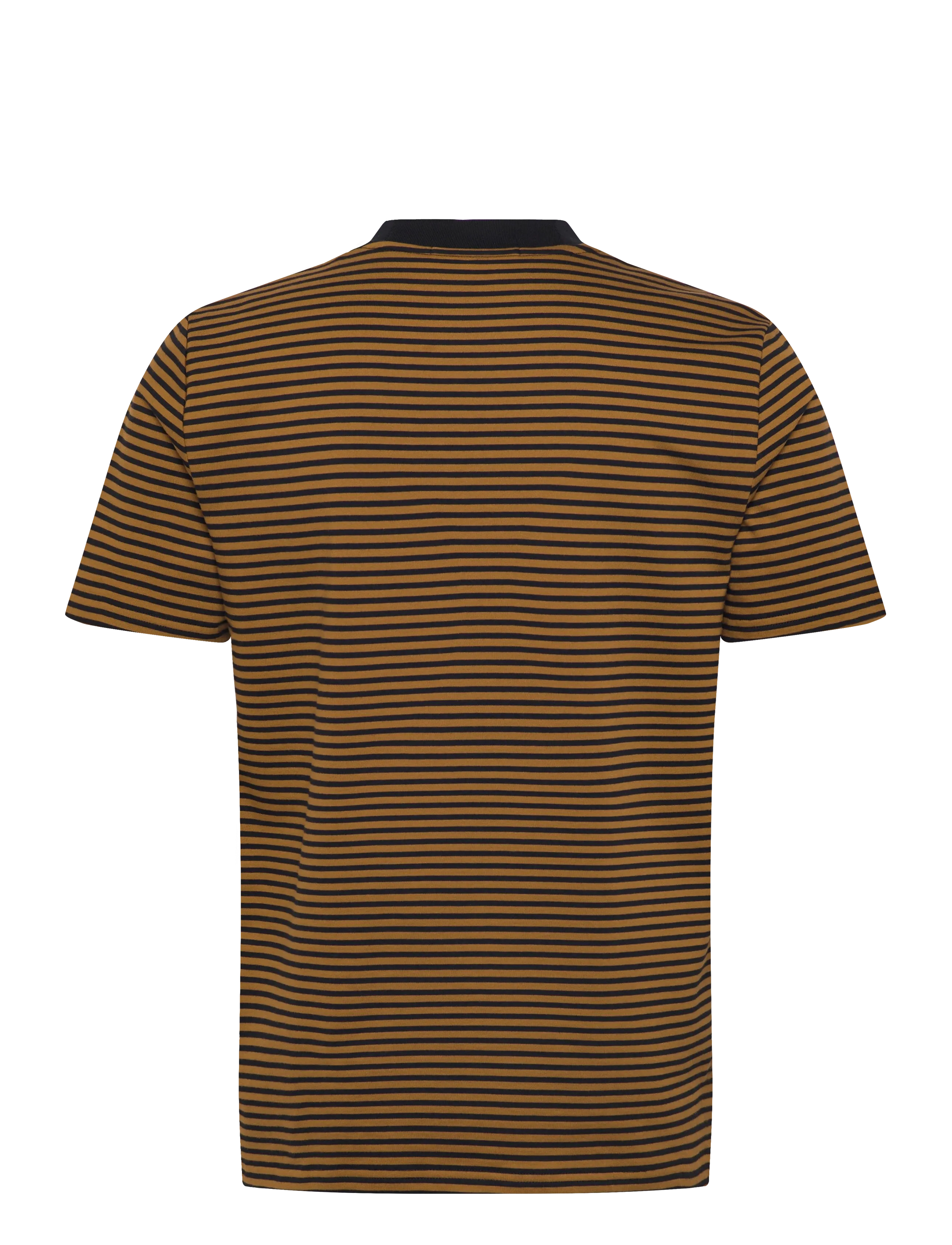 Fred Perry - FINE STRIPE HEAVYWEIGHT TSHIRT - kortärmade t-shirts - black - 2