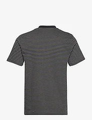 Fred Perry - FINE STRIPE TEE - kortærmede t-shirts - black/field grn - 1