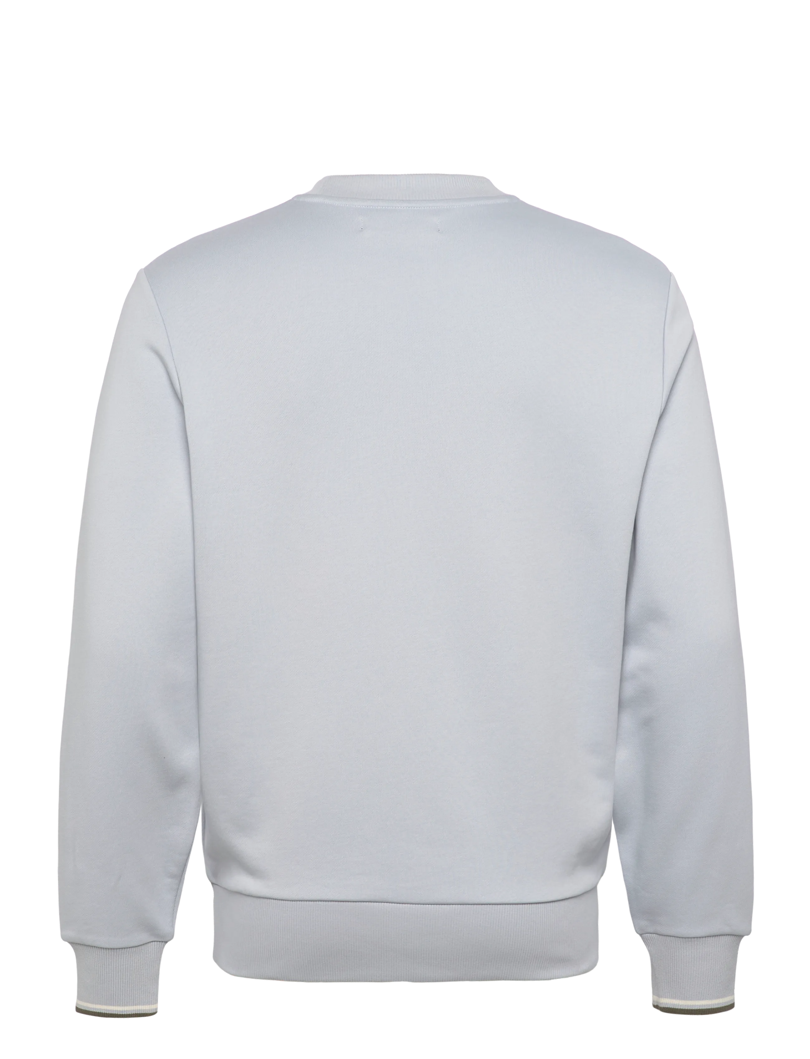 Fred Perry - CREW NECK SWEATSHIRT - svarīgi brīvdienās - dusky blue / ecru / laurel wre - 2