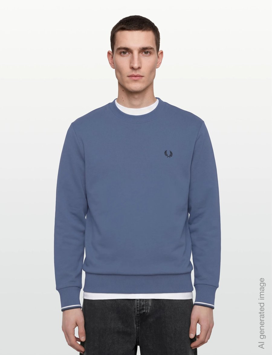 Fred Perry - CREW NECK SWEATSHIRT - sweatshirts - abl/snwt/tnsbl - 3