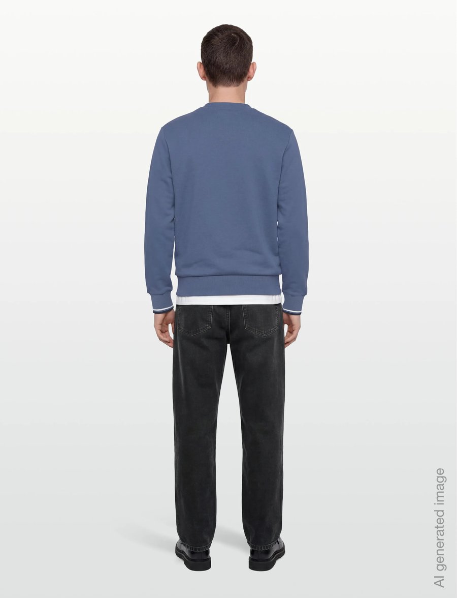 Fred Perry - CREW NECK SWEATSHIRT - sweatshirts - abl/snwt/tnsbl - 4