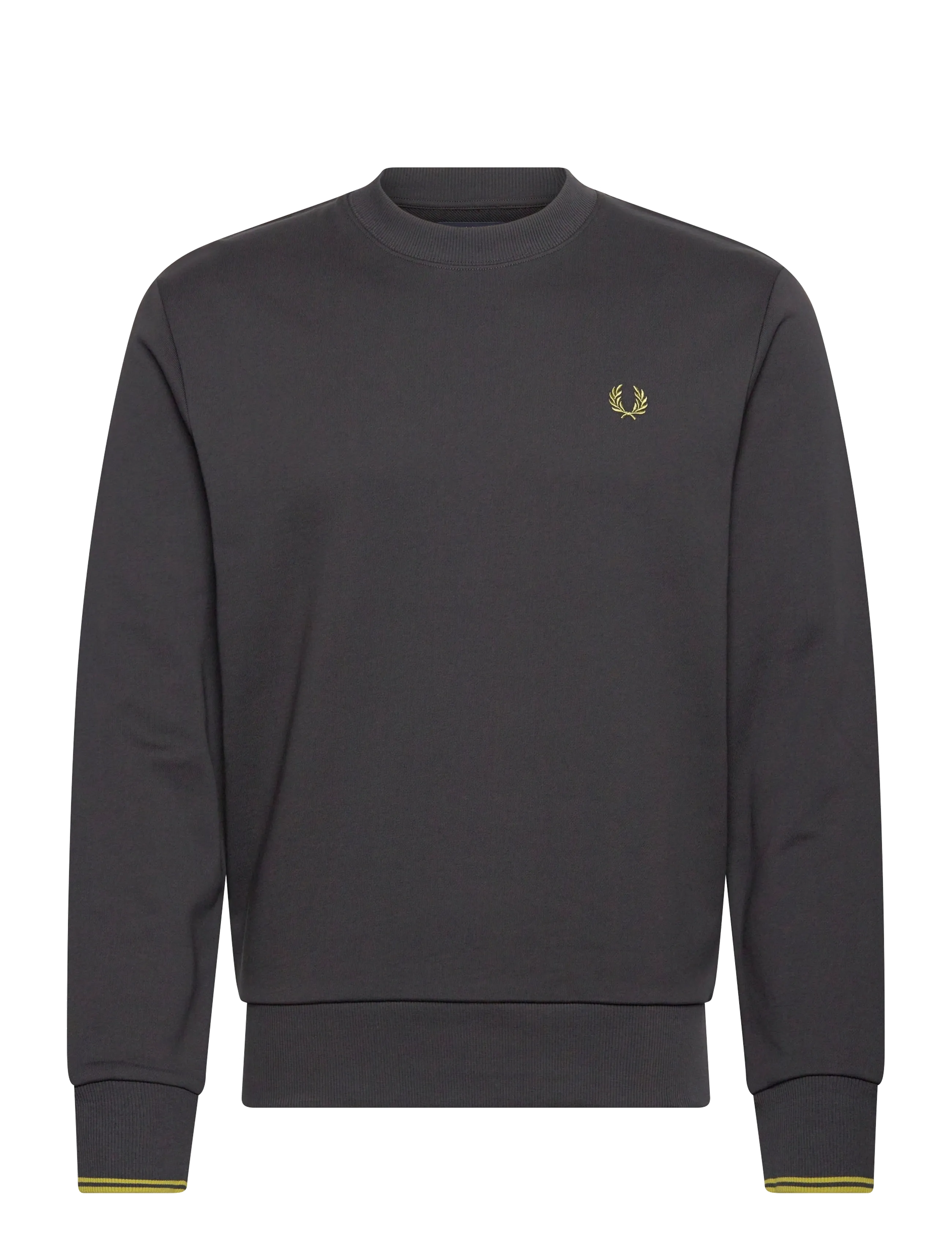 Fred Perry Crew Neck Sweatshirt, XS, Grey, Sweatshirts & Hættetrøjer > Sweatshirts, Herre