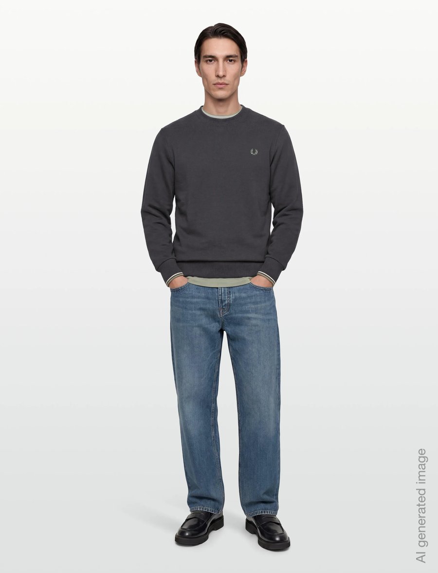 Fred Perry - CREW NECK SWEATSHIRT - sweatshirts - ancgy/ec/sgrs - 0