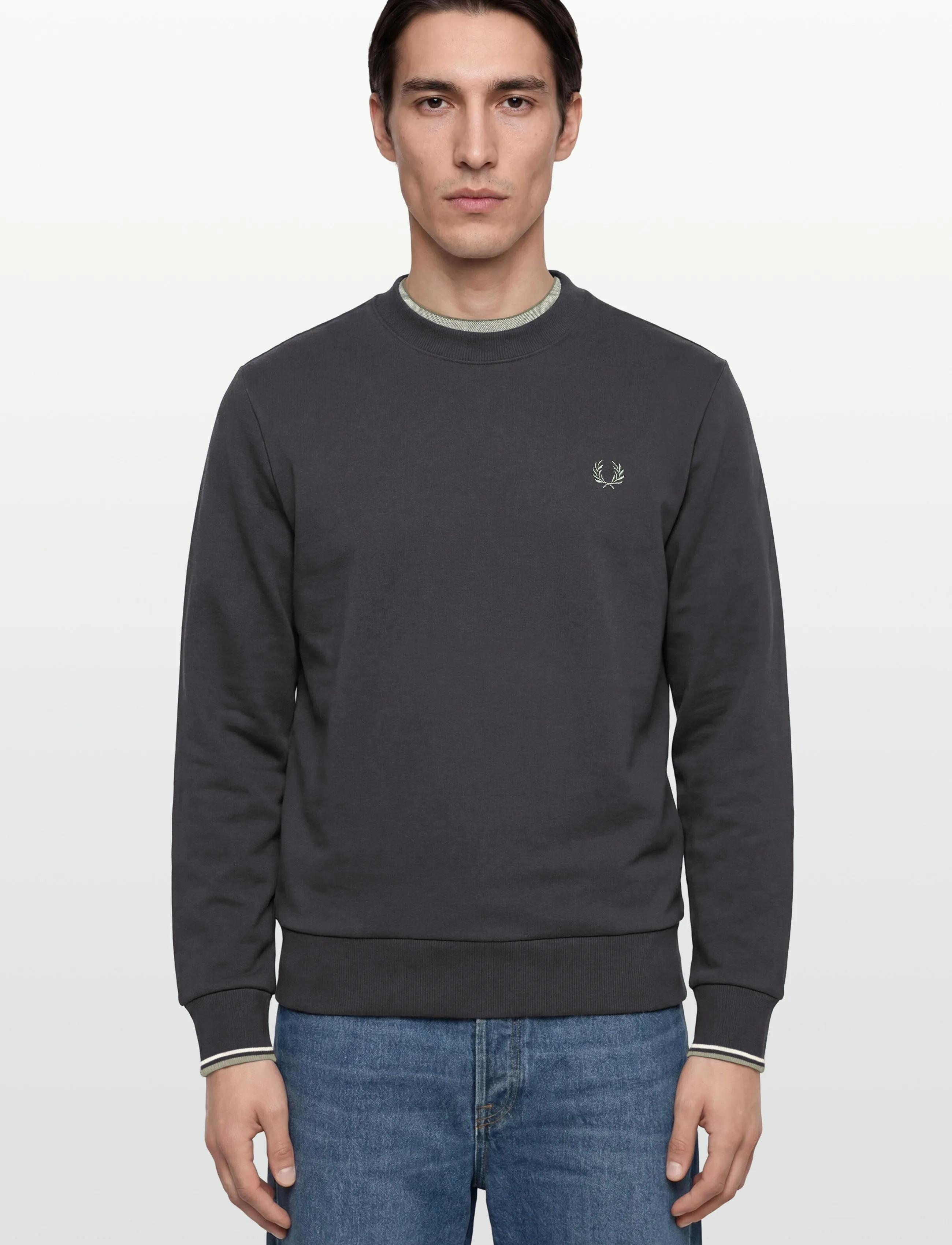 Fred Perry - CREW NECK SWEATSHIRT - sweatshirts - ancgy/ec/sgrs - 3