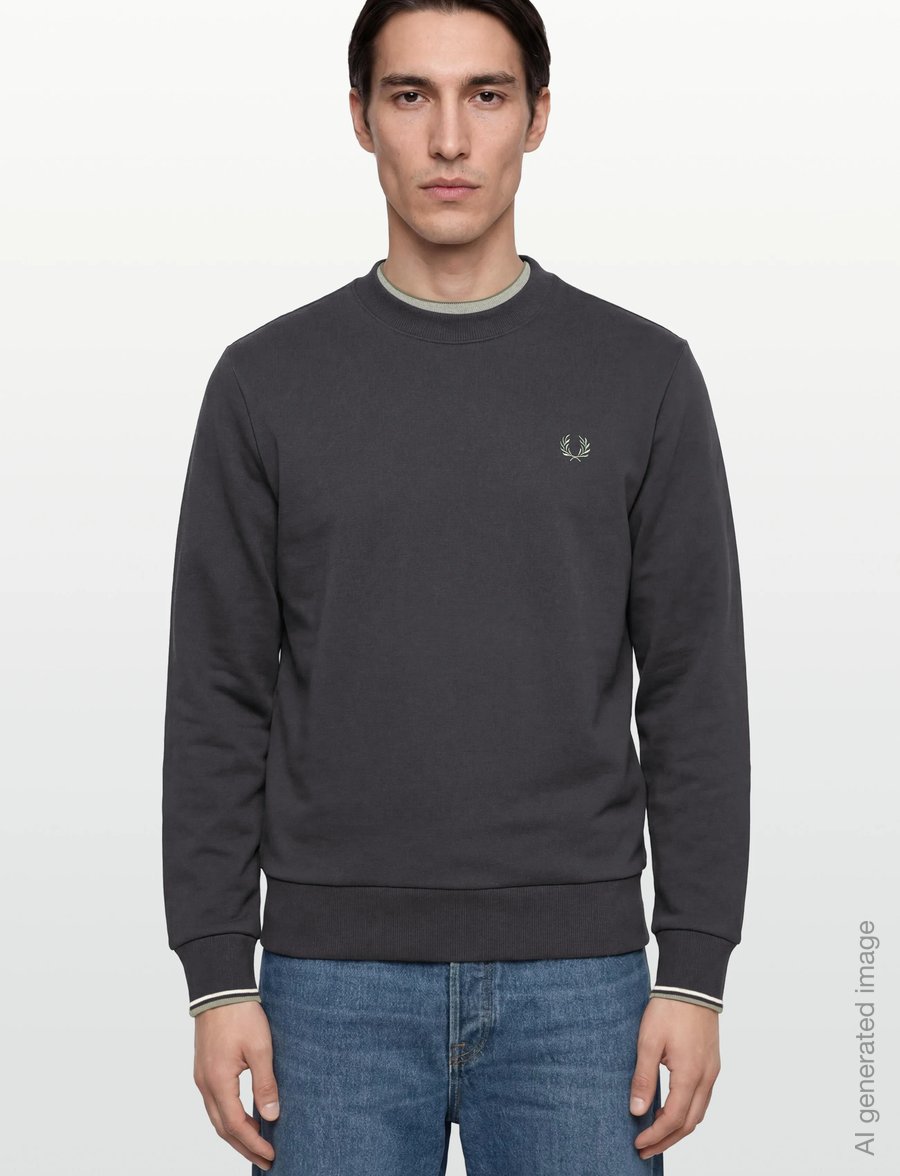 Fred Perry - CREW NECK SWEATSHIRT - sweatshirts - ancgy/ec/sgrs - 3