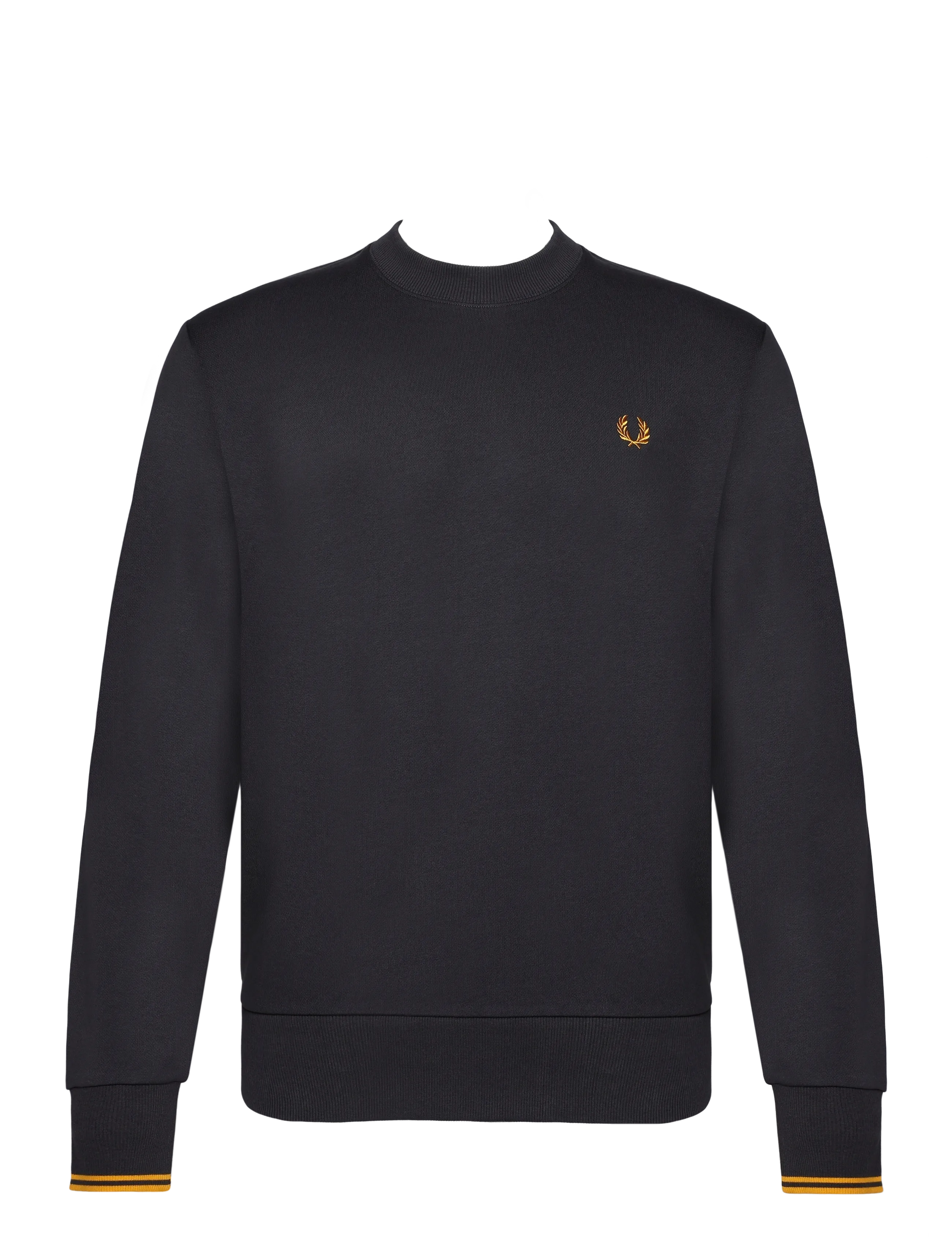 Fred Perry CREW NECK SWEATSHIRT - Sweatshirts - ANCHORGRY/GOLDEN / grey