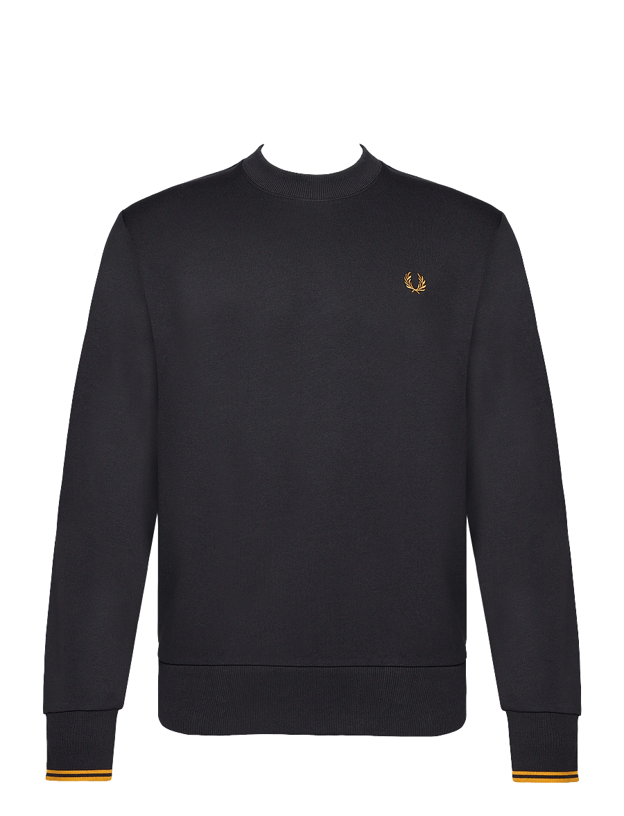 Fred Perry - CREW NECK SWEATSHIRT - shop by occasion - anchorgry/golden - 0