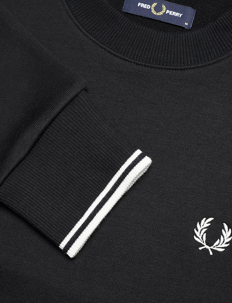 Fred Perry - CREW NECK SWEATSHIRT - shop efter anledning - black - 3