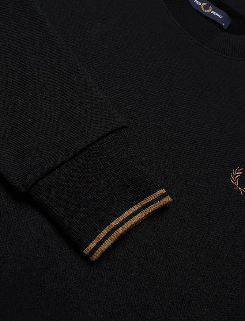 Fred Perry - CREW NECK SWEATSHIRT - shop etter anledning - black/shadedston - 2