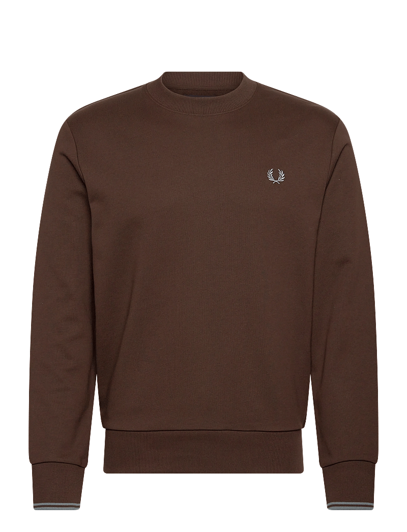 Fred Perry - CREW NECK SWEATSHIRT - osta olukorra järgi - brnttbcc/stkprtb - 0
