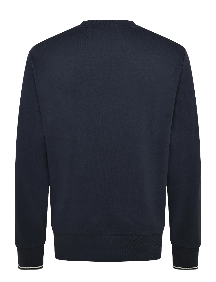 Fred Perry - CREW NECK SWEATSHIRT - shop by occasion - dkaf/ecru/seagrs - 1