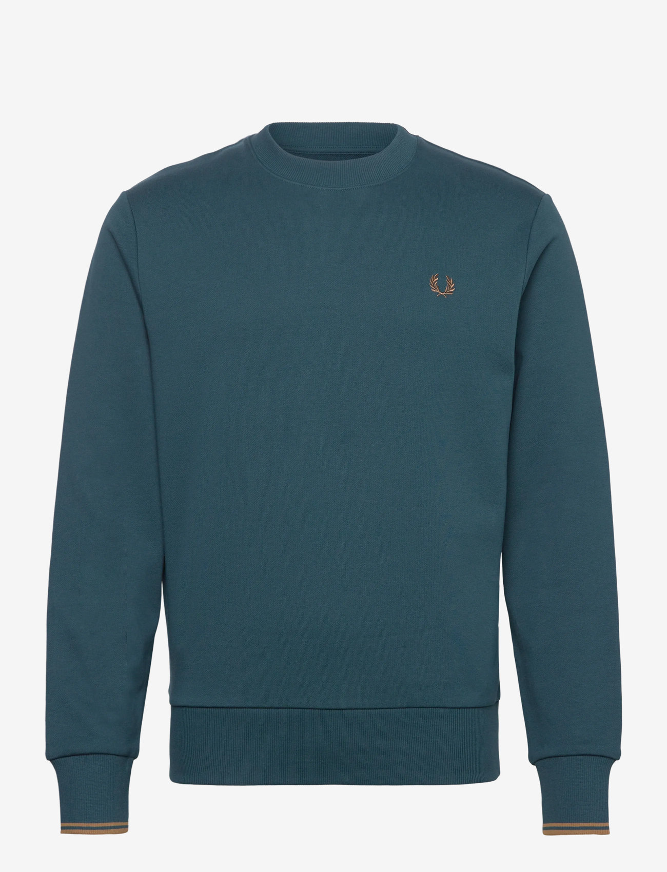 Fred Perry - CREW NECK SWEATSHIRT - sweatshirts - drkptrl/shdstone - 0