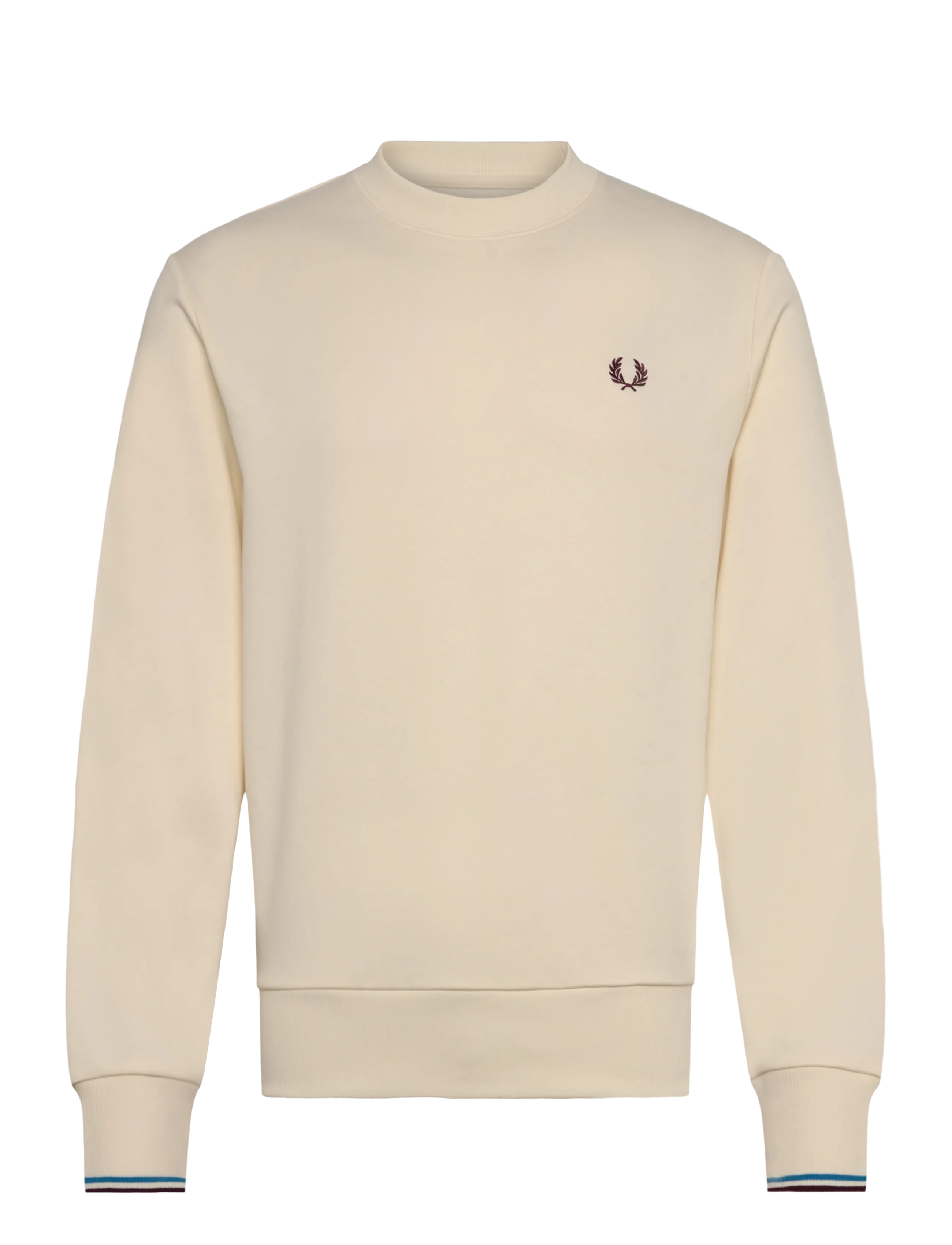 FRED PERRY Crew Neck Sweatshirt Cream - XL - Herren
