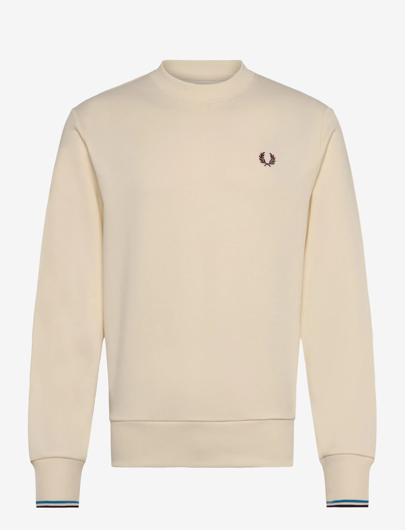 Fred Perry - CREW NECK SWEATSHIRT - shoppa efter tillfälle - ecr/crtblu/oxblo - 0