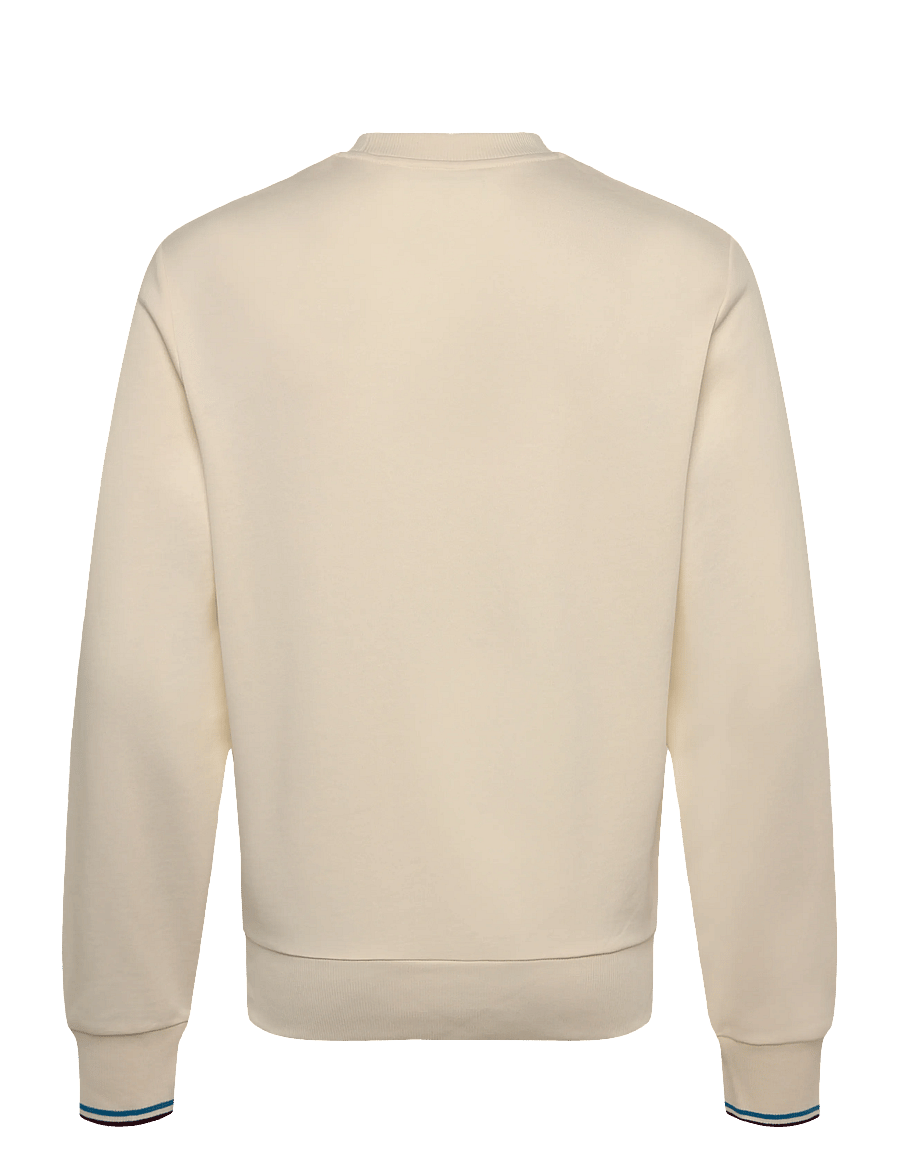Fred Perry - CREW NECK SWEATSHIRT - shoppa efter tillfälle - ecr/crtblu/oxblo - 1