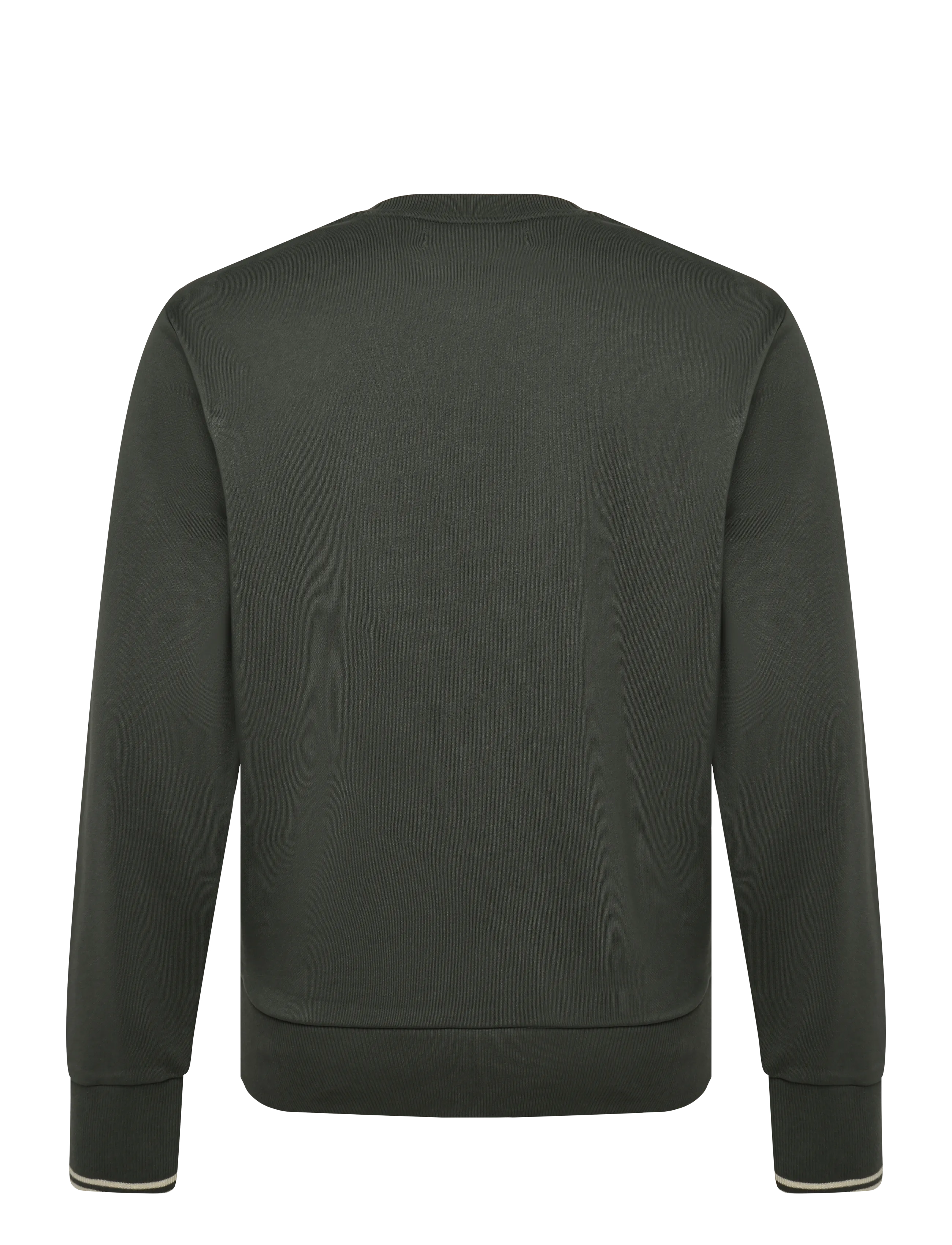 Fred Perry - CREW NECK SWEATSHIRT - shop by occasion - fieldgreen/oatme - 1