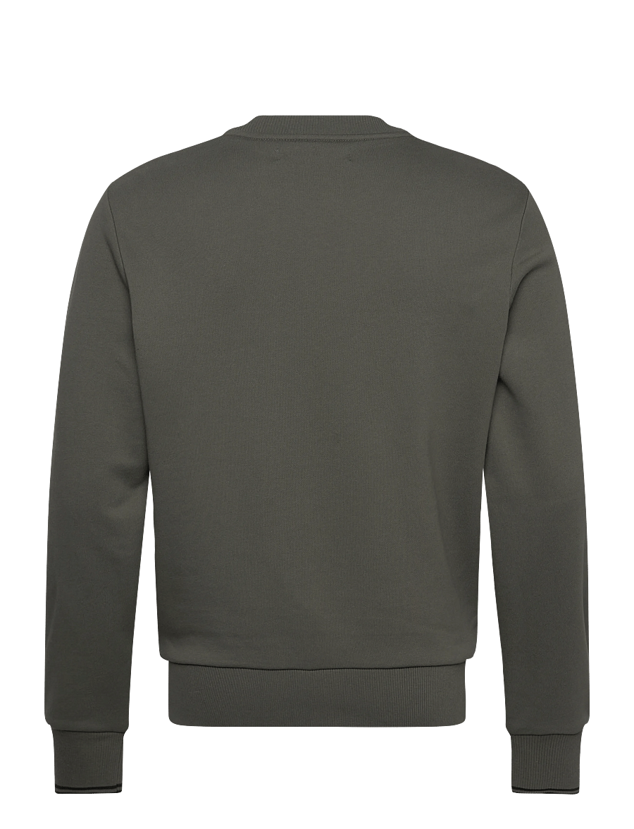 Fred Perry - CREW NECK SWEATSHIRT - sweatshirts - field grn/black - 2