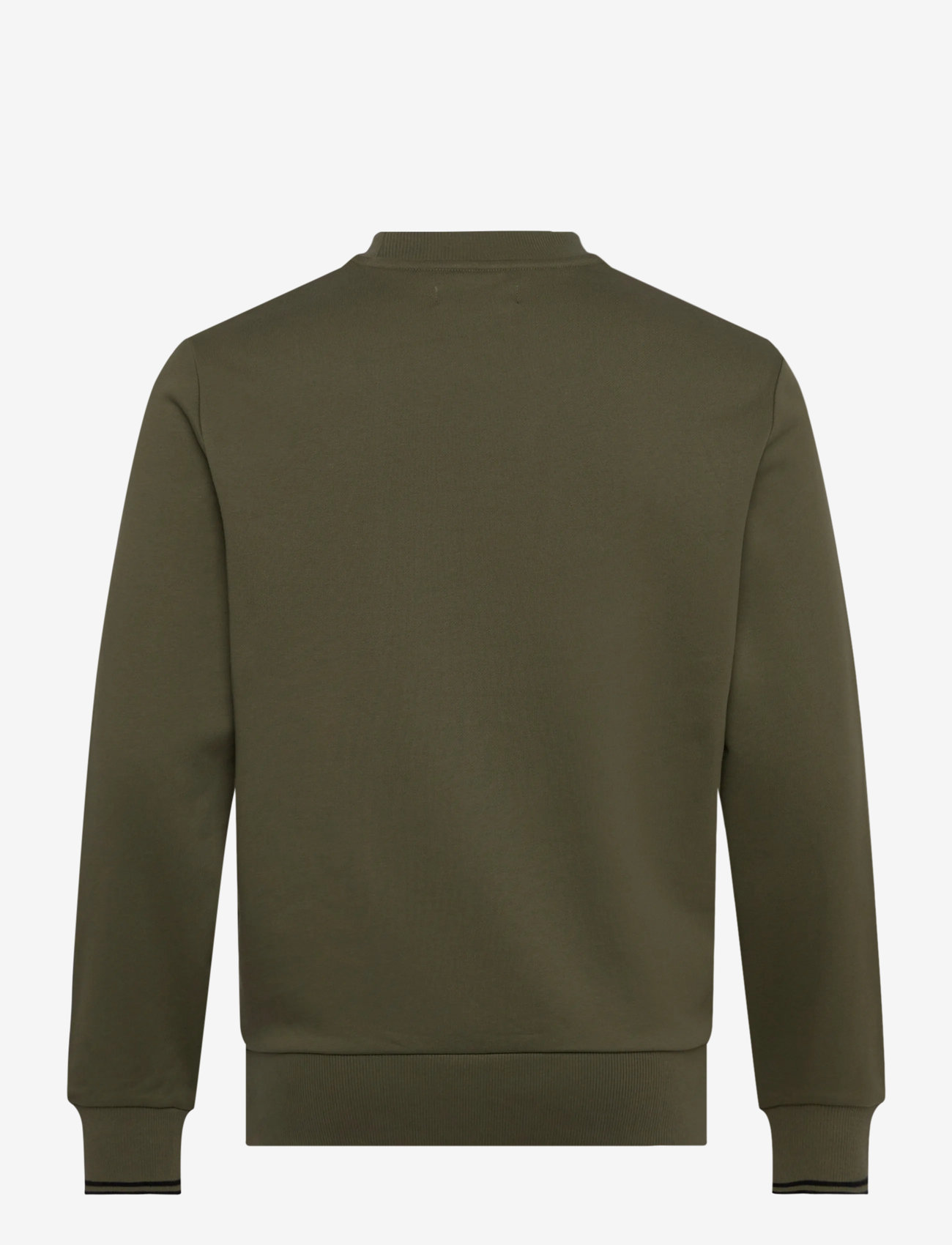 Fred Perry - CREW NECK SWEATSHIRT - sweatshirts - lrlwrthgreen/blk - 1