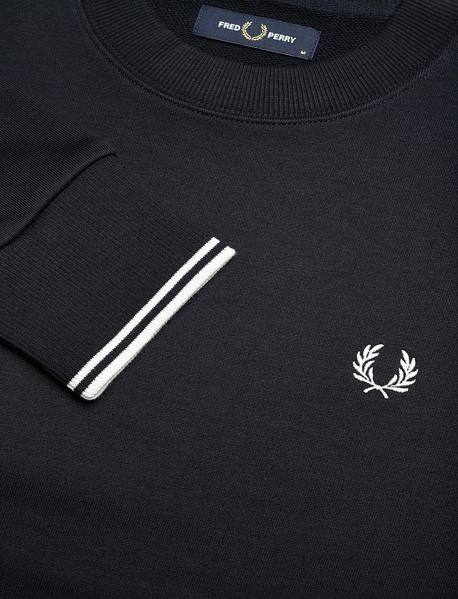 Fred Perry - CREW NECK SWEATSHIRT - sweatshirts - navy - 3