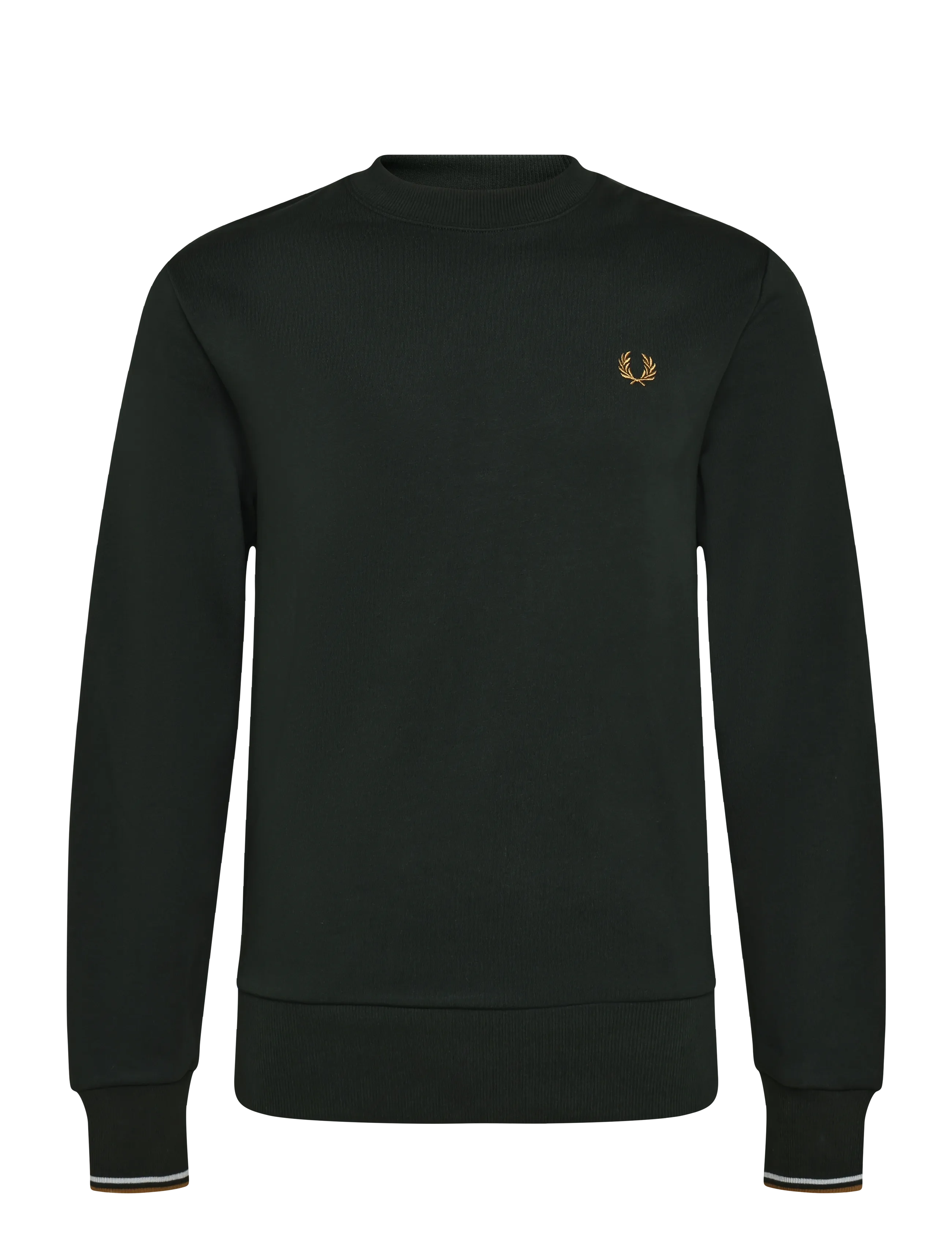 Fred Perry CREW NECK SWEATSHIRT - Sweatshirts - NTGRN/DSKBL/DKCA / green