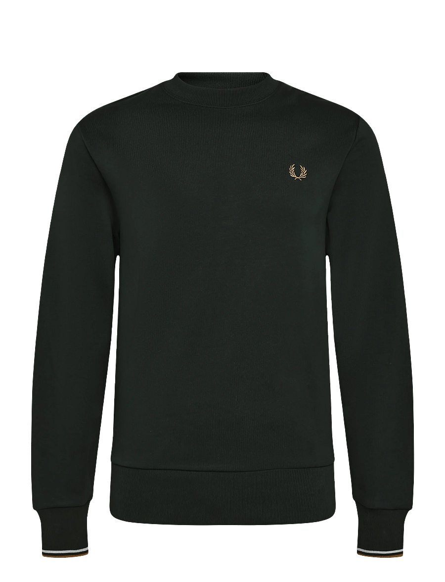 Fred Perry - CREW NECK SWEATSHIRT - shop by occasion - ntgrn/dskbl/dkca - 0