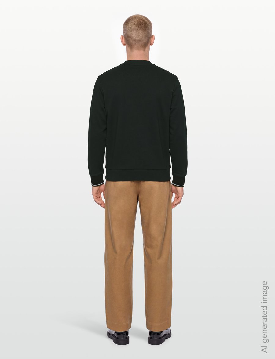 Fred Perry - CREW NECK SWEATSHIRT - sweatshirts - ntgrn/dskbl/dkca - 4