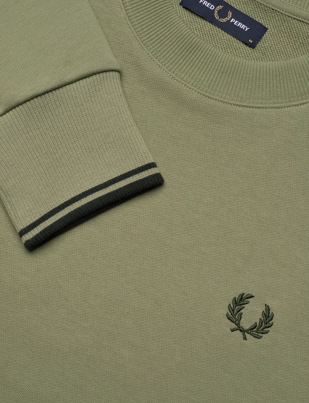 Fred Perry - CREW NECK SWEATSHIRT - shop by occasion - olive mint - 2