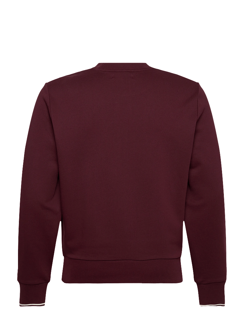 Fred Perry - CREW NECK SWEATSHIRT - nach anlass kaufen - oxblood/ecru - 1