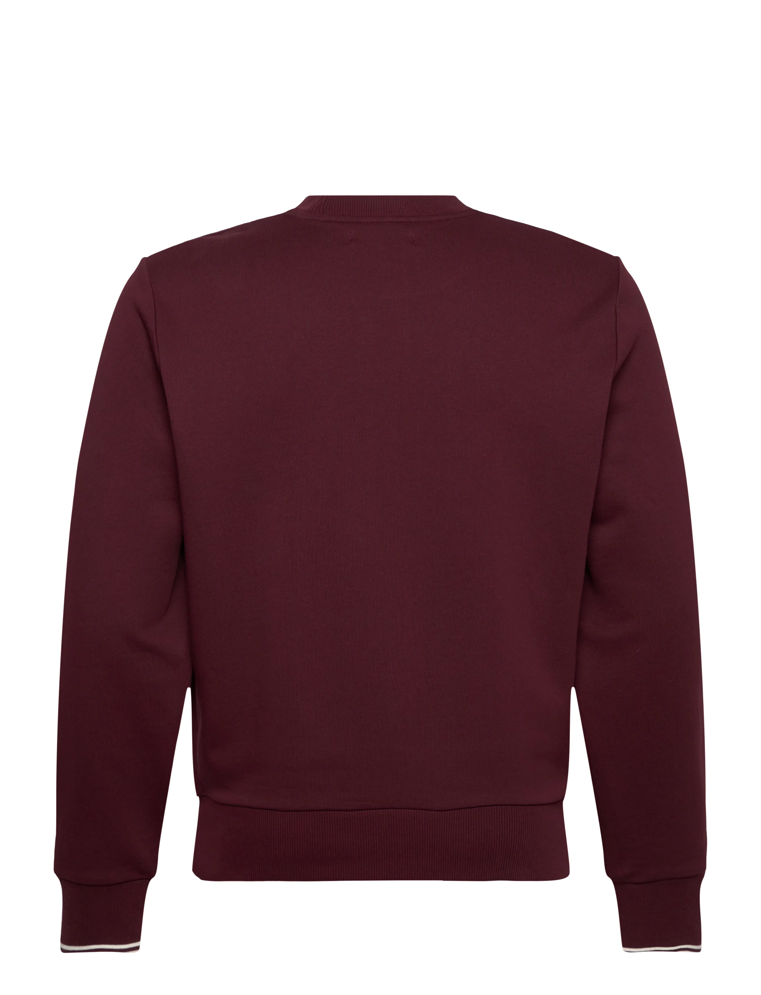 Fred Perry - CREW NECK SWEATSHIRT - sweatshirts - oxblood/ecru - 2