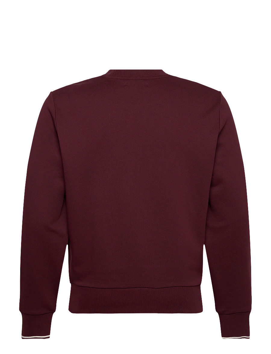 Fred Perry - CREW NECK SWEATSHIRT - shop by occasion - oxblood/ecru - 2