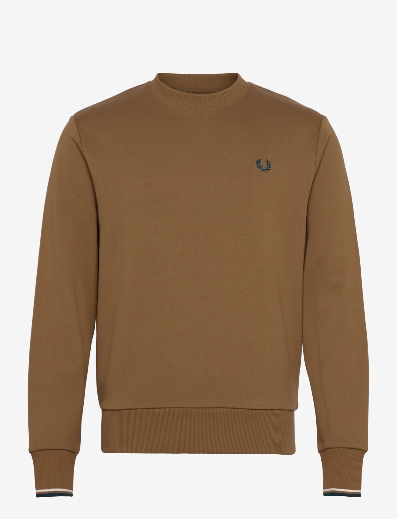 Fred Perry - CREW NECK SWEATSHIRT - sweatshirts - shdstn/ecr/dkpet - 0