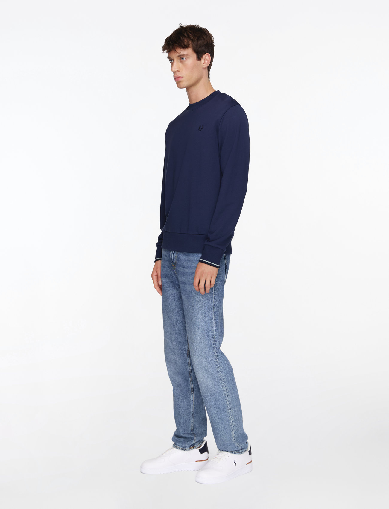 Fred Perry - CREW NECK SWEATSHIRT - dressipluusid - tennis blue - 3