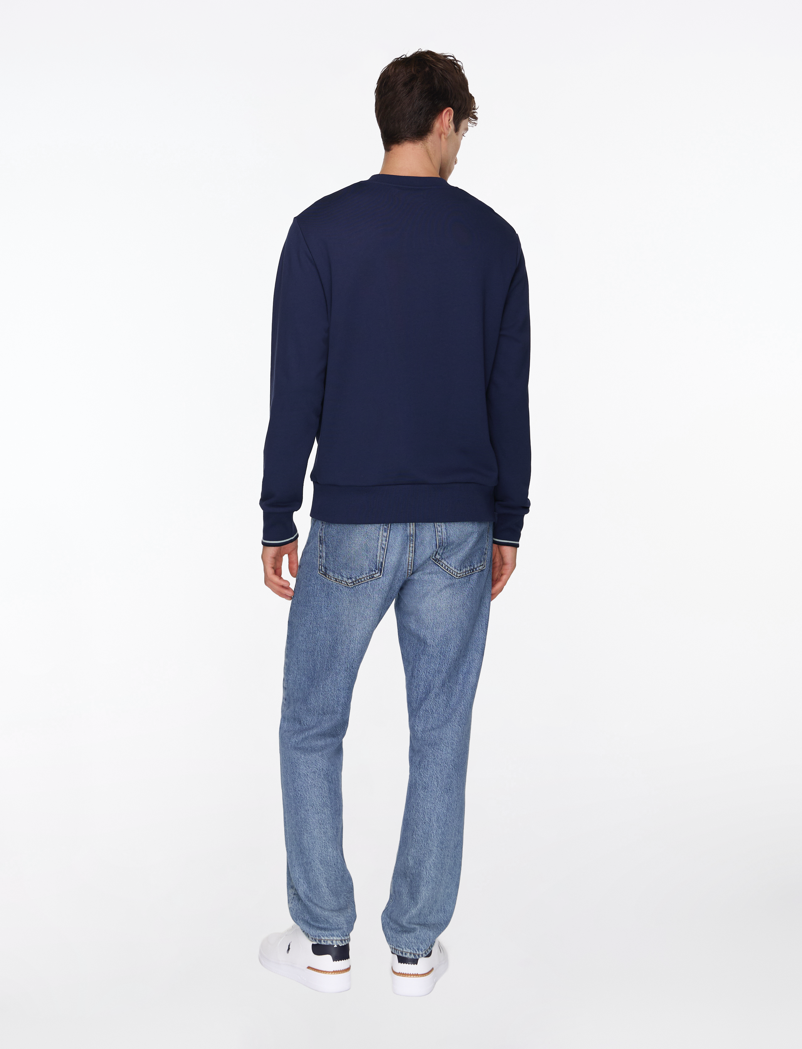 Fred Perry - CREW NECK SWEATSHIRT - vacation essentials - tennis blue - 4